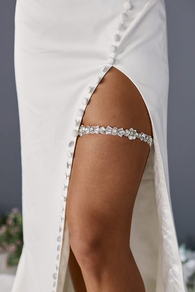 The Ultra-Luxe Sparkle Wedding Garter – La Gartier Wedding Garters