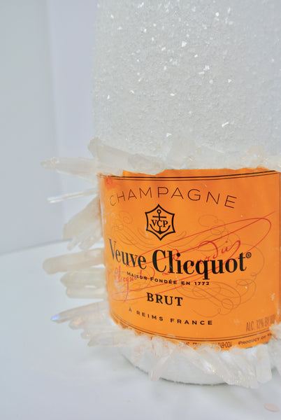 Custom 2021 Holiday-Inspired Veuve Clicquot Bottle Big Jewel Energy – La  Gartier Wedding Garters