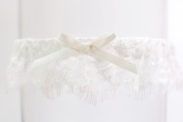 ivory lace garter belt Else Bella Garter Belt in Ivory main image 1