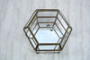 Six-Sided Vintage Glass Ring Box