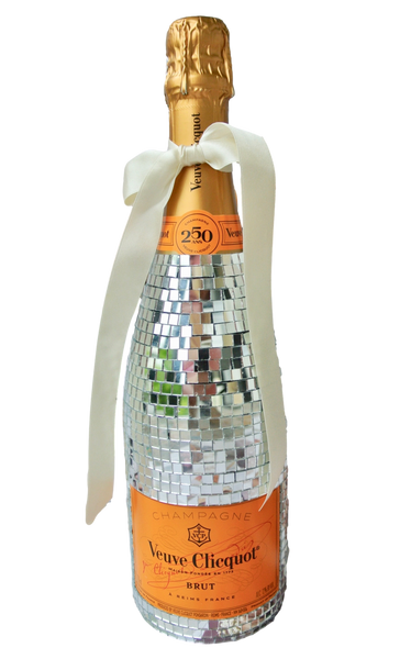 Classic Label -Disco Ball Veuve Clicquot Champagne Bottle – La