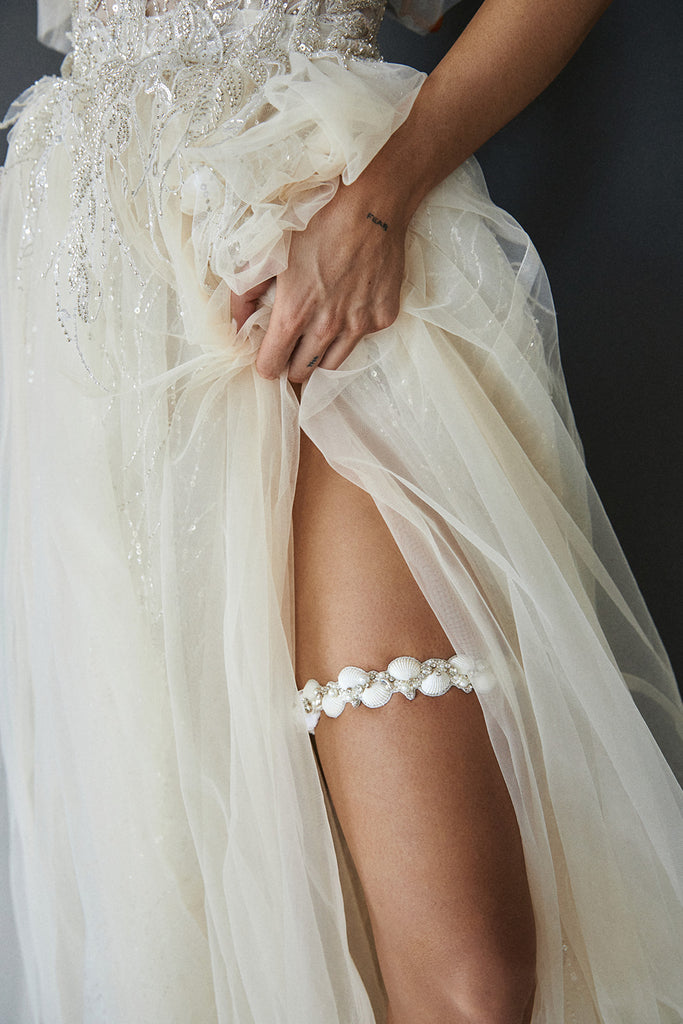 High End Wedding Garters With Artistic Details and Sparkle – La Gartier Wedding  Garters