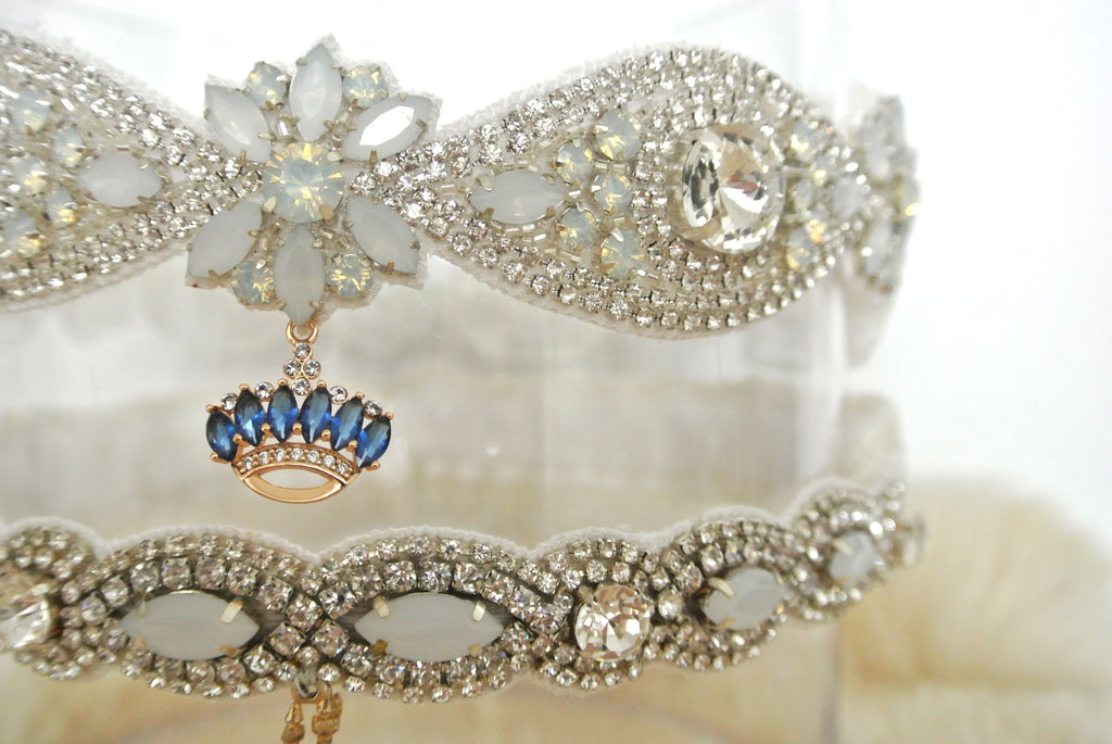 Custom Garter Spotlight: La Gartier Bride Sabrina Bryan's Custom Fairy La Gartier Wedding Garters Custom Garter Spotlight: La Gartier Bride Sabrina Bryan's Custom Fairy La Gartier Wedding Garters