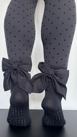 Back To Black Pilates Socks