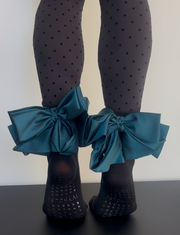 Bow-Chicka-Wow-Wow Pilates Socks