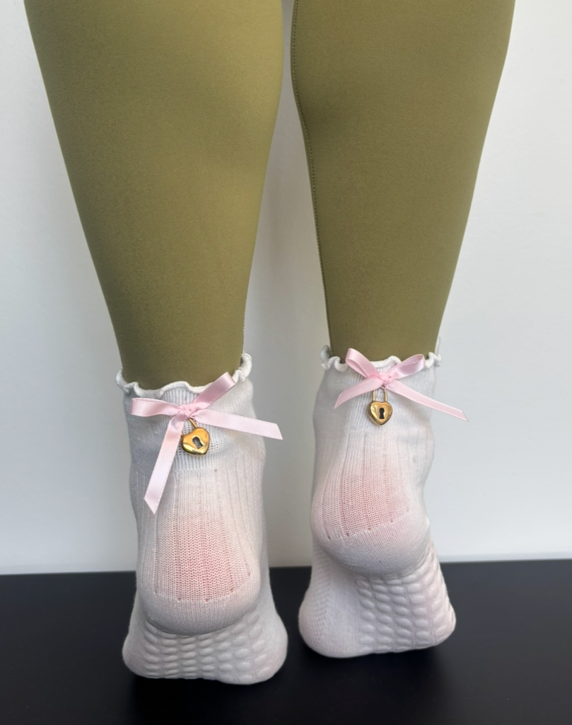 Key To My Heat Pilates Socks