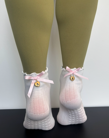 Key To My Heat Pilates Socks