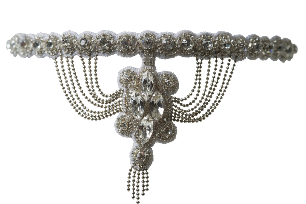 The Great Gatsby Art Deco Aurora Garter La Gartier Wedding Garters The Great Gatsby Art Deco Aurora Garter La Gartier Wedding Garters