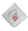 “I Loved You First” wedding handkerchief
