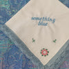 Something Blue Wedding Handkerchief